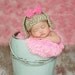 SALE Lop BUNNY rabbit  hat ONLY  with removable bow