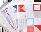 Be Lively Deco Stickers (5 sheets, 1 calendar sticker)