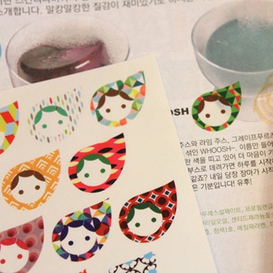 Girls Point Index Stickers Ver. 2 (2 sheets)