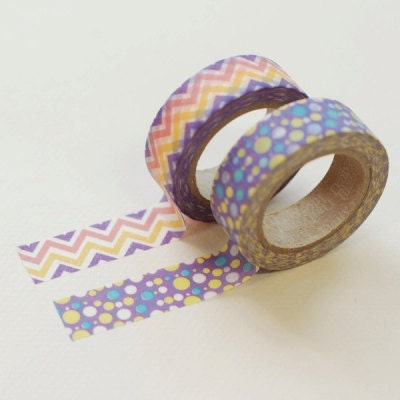 2 SET - Mystic Adhesive Masking Tapes 0.6 inch