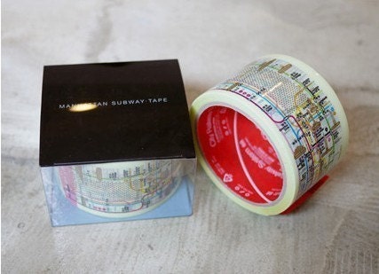 60 mm NY Manhattan Subway Pattern Tape