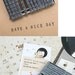 Perfect Alphabet Rolling Rubber Stamp