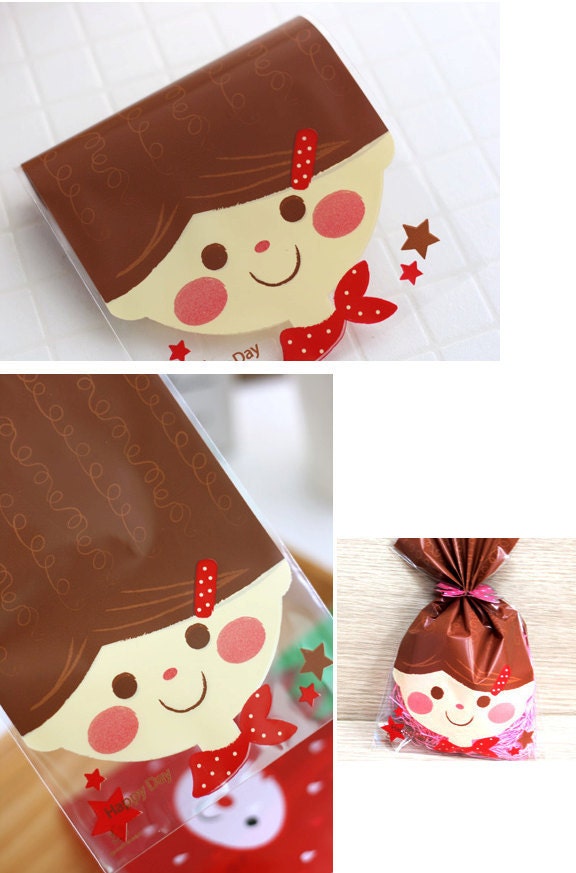 Brown Girl Cellophane Bags (20 bags)