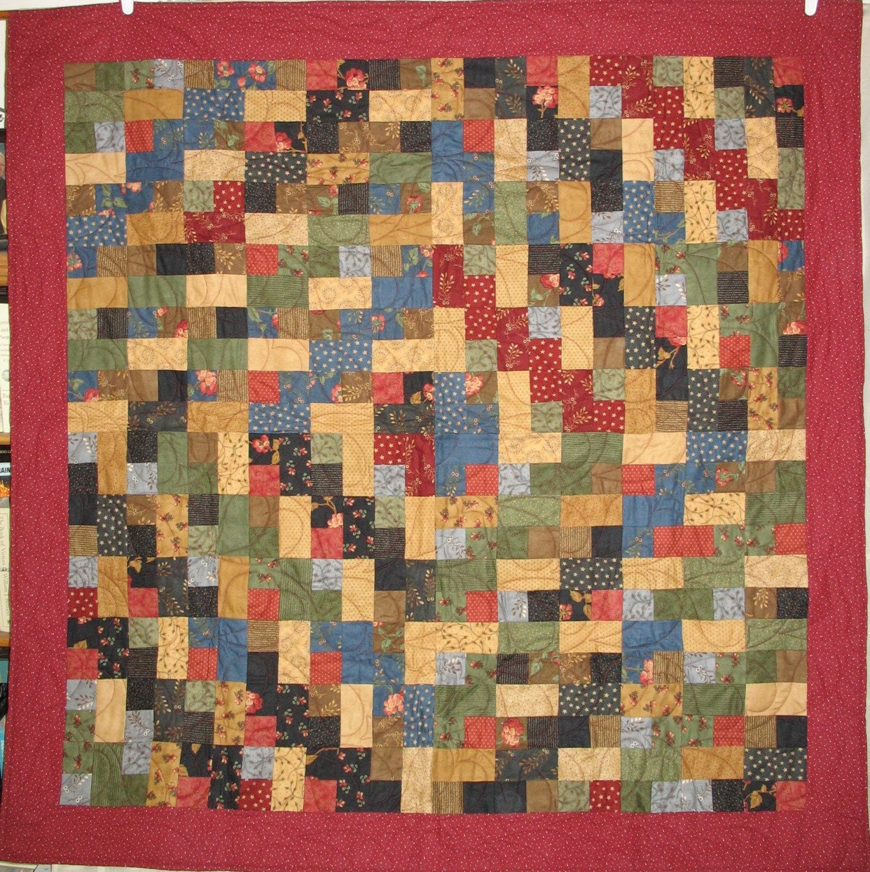 Country Classic Quilt - Trip Around the World