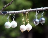 Drop Glass Pearl Earrings for Bridesmaids Matron of Honor and Wedding Party Bridal Jewelry