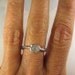 Rough Diamond Twig Ring in Sterling