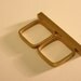READY to SHIP two finger bar ring in gold SIZE 8