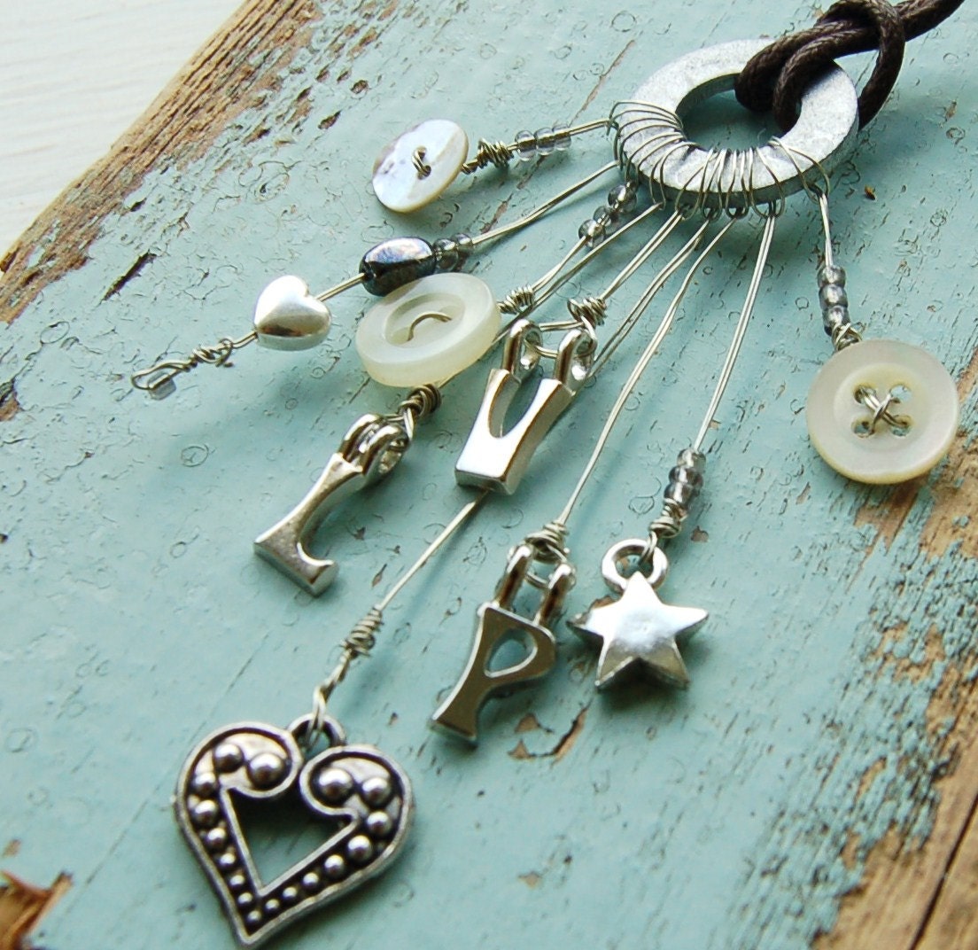 Charm Letter Necklace Personalised