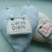 Lavender Heart Personalised with Pin.