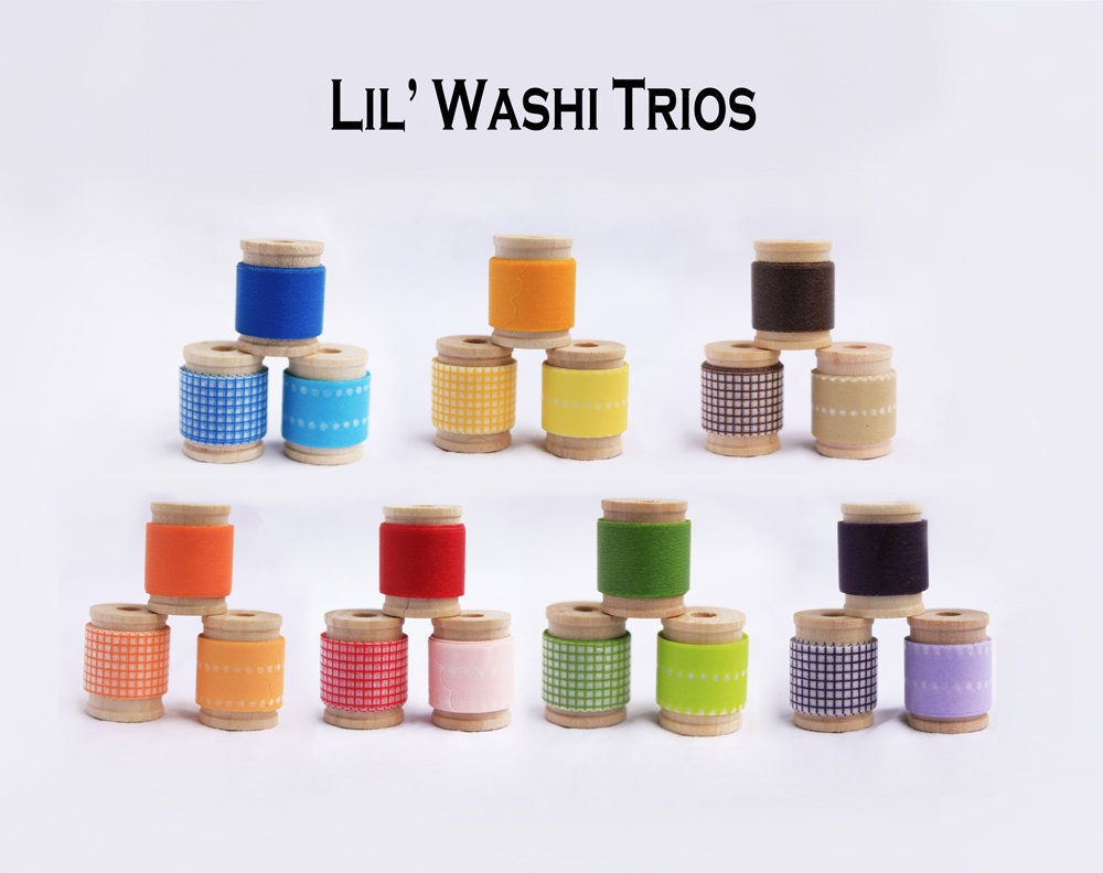 Lil' WASHI TRIOS  21 Total Rolls