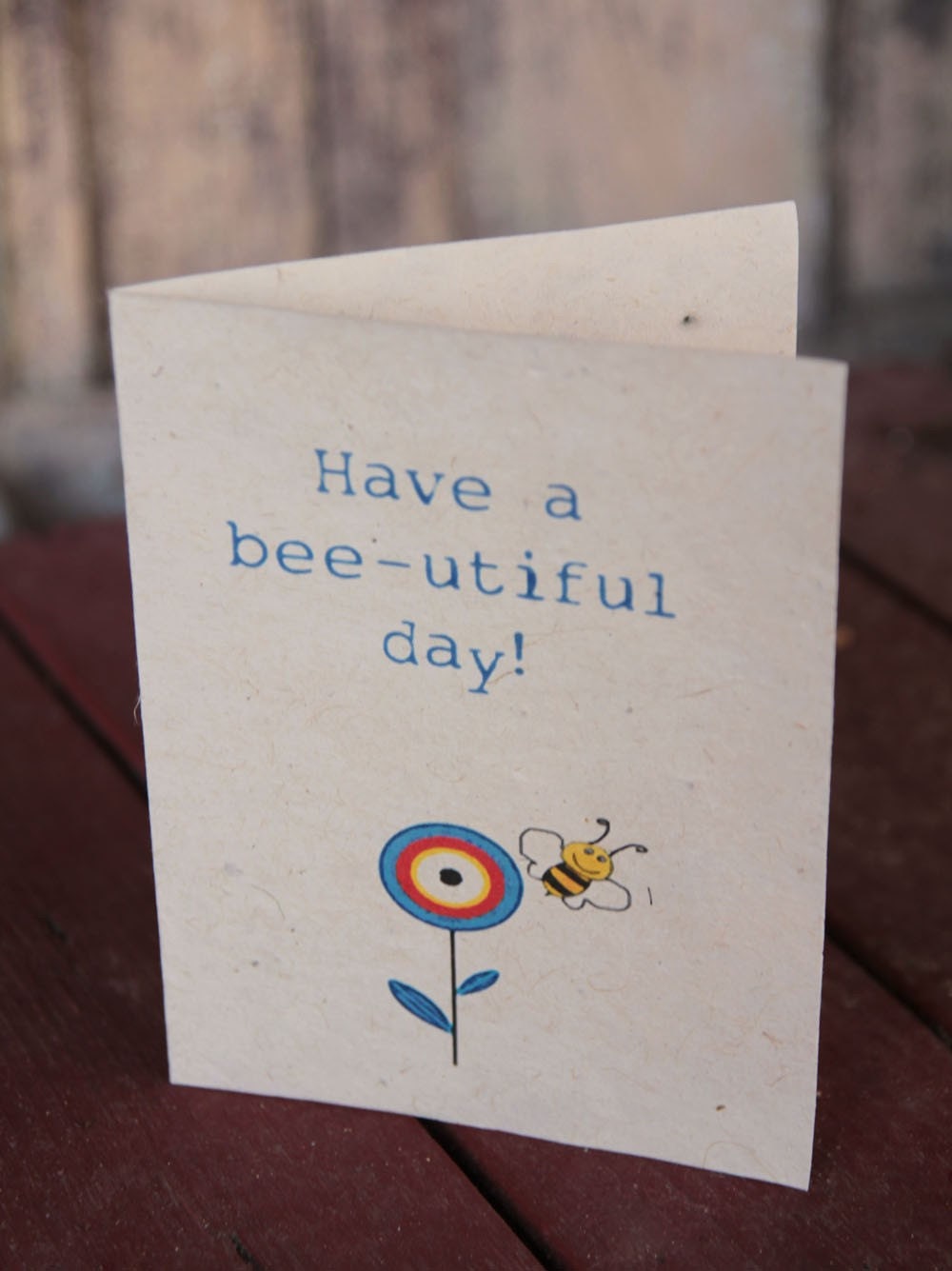 FREE U.S. Shipping with additional purchase Plantable Greeting Cards Bee-UTIFUL Day set