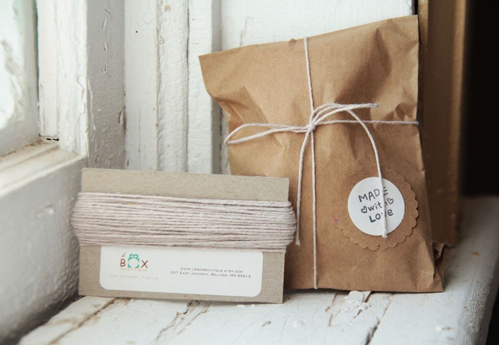 15 Yards Unbleached Cotton Twine