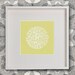 12x12 Giclee Affordable Art Print - Butterfly Circle