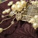 Pearl and Crystal Small Vine Comb