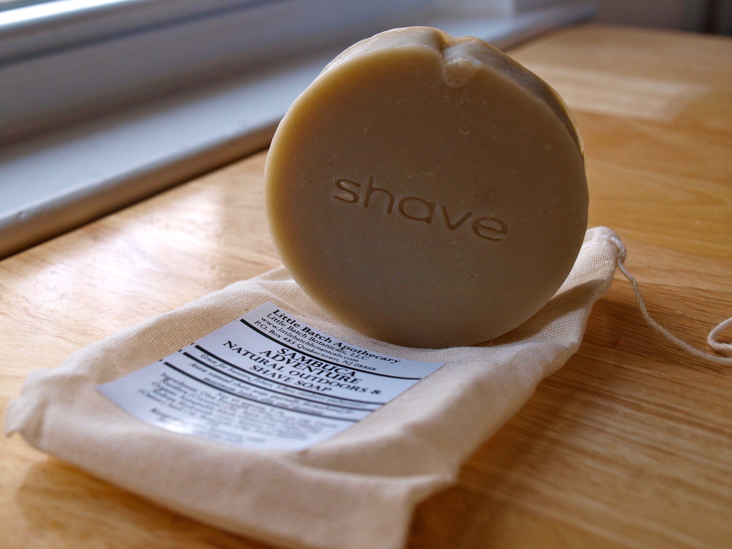 All-Natural Shave Soap "Sambuca Adventure" - shaving soap, natural soap, handmade soap, anise soap, licorice soap