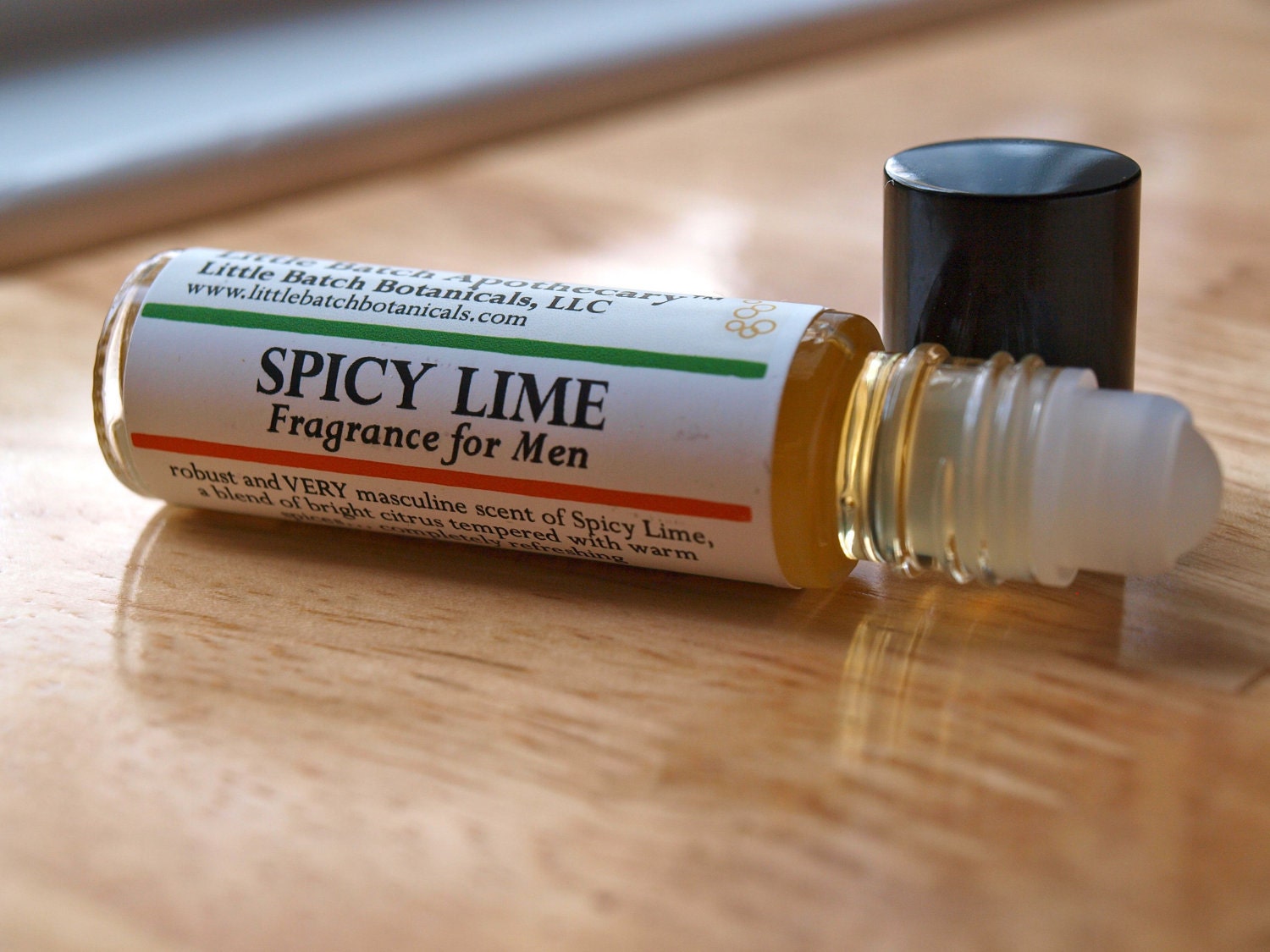 Spicy Lime Cologne Fragrance For Men Roll-On masculine manly spice citrus