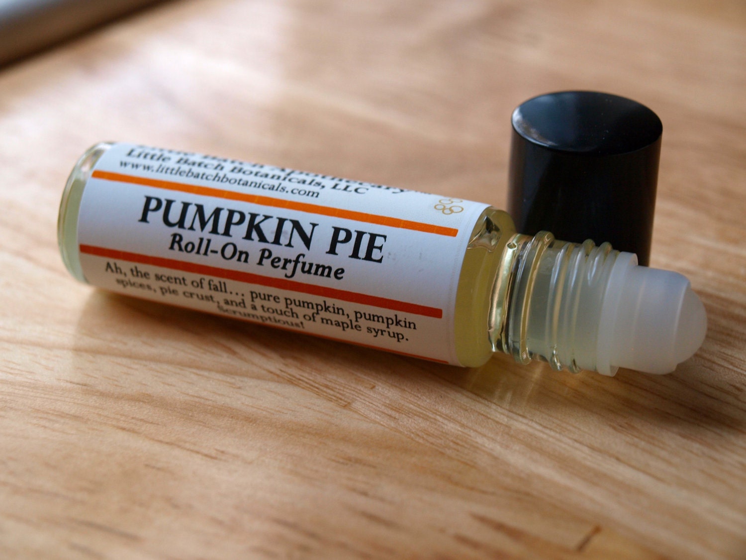 Pumpkin Pie Perfume Oil, Pumpkin Perfume Oil, Vegan Perfume Oil, Roll-On Perfume Oil