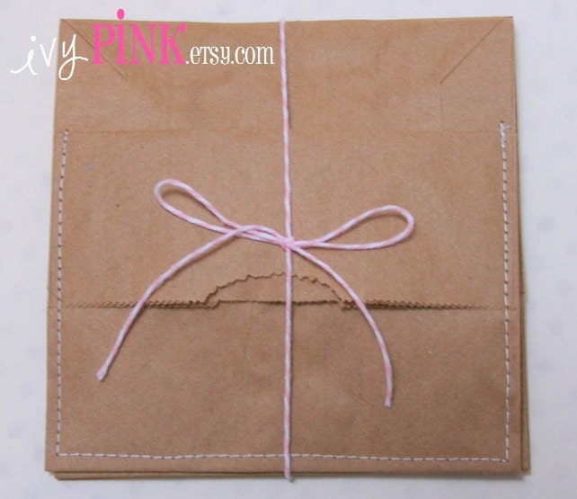 Paper Bag Pocket set of 3 for SMASH book journal