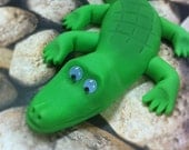 Fondant Crocodile Cake topper For your Safari or Jungle Cake Decorated Cakes Il_170x135