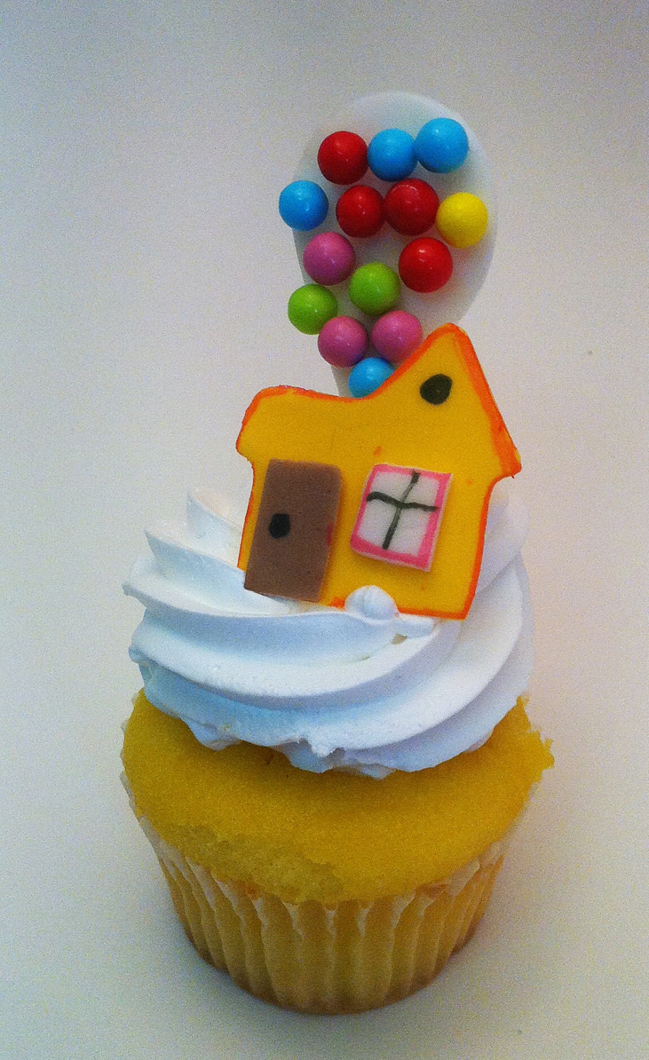 UP cupcake toppers fondant decorations inspired by Disneys Pixar UP movie package of 12