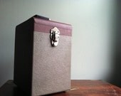 Vintage Slide Storage Case with 6 Metal Slide Magazines