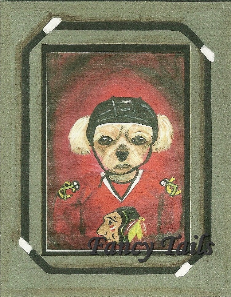 Hockey Dixie with matt notecard