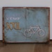 Nurture your Soul. Tin print mounted on wood frame. 12 x 16 inches.
