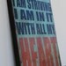 Inspirational quote by Van Gogh 16" x 24"