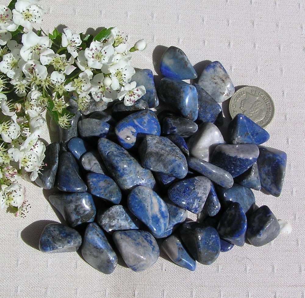 10 Lapis Lazuli Crystal Tumblestones