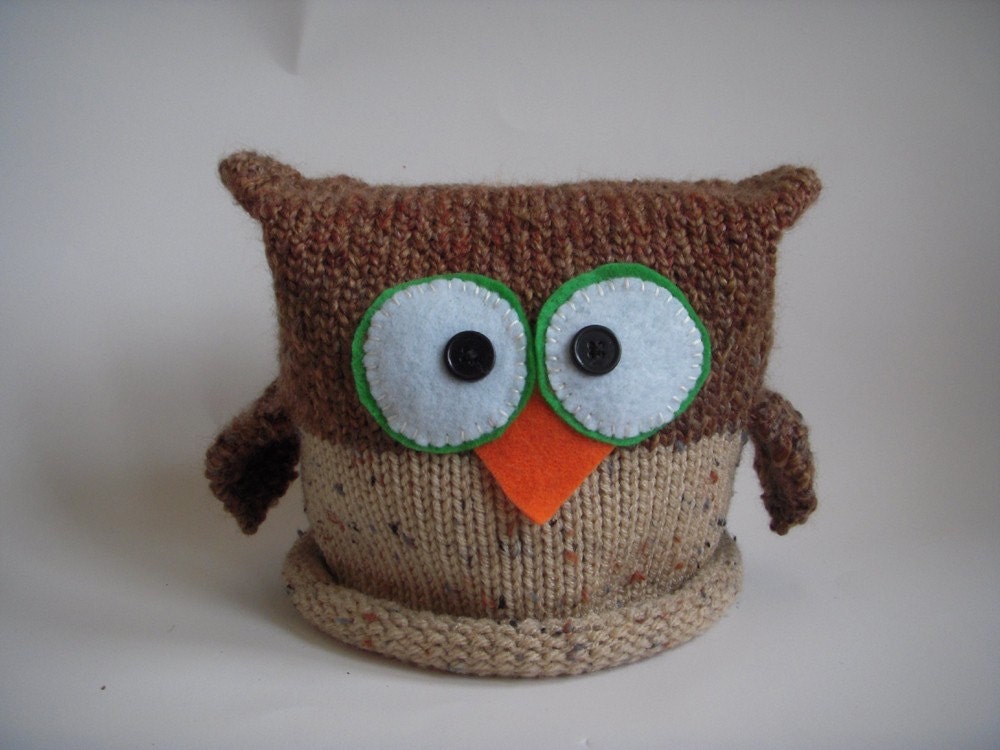 NEW Item , Adorable Owl Hat, Great in a Twin or a Sibling Set, Any Custom Color Combo Available,  All Sizes NB- Adult, Fluff and Fuzz Inspired,Great Photo Prop