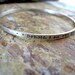 Personalized Bangle Bracelet