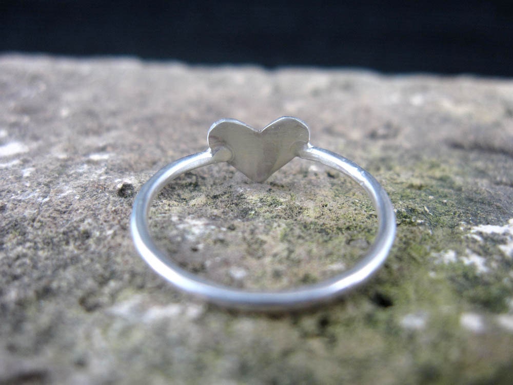 Personalized Heart Ring