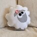 Sheep Pattern PDF -Count the Sheep Plush Pillow PDF Tutorial How to Make DIY