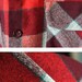 Vtg Pendleton Mens Plaid wool FLANNEL Shirt suede elbow M