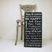 Family Rules Sign in Black and White. Vintage Style in Wood. Always Be Grateful, Be Happy, Say Your Prayers, Forgive. Version 2
