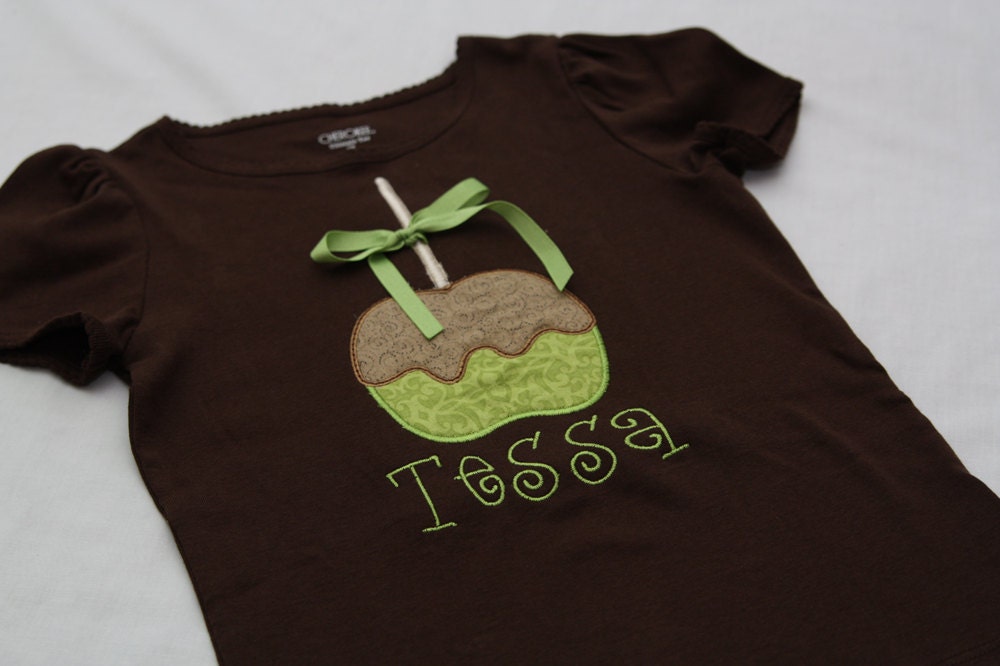 Caramel Apple applique shirt