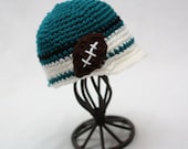 Sport Visor Beanie - Teal, Black, and White