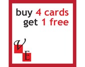Funny Wedding, Engagement, and Bachelorette Party cards - Buy 4 Cards, Get 1 Free