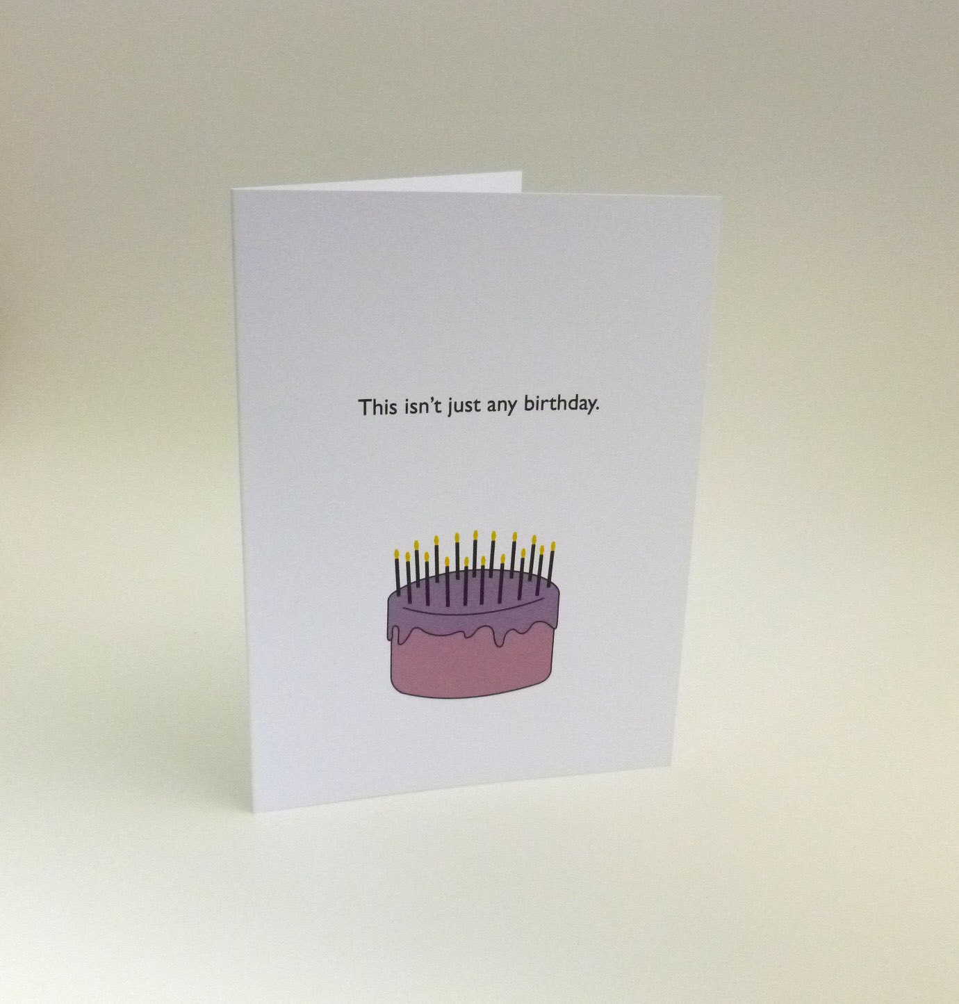 Funny sarcastic birthday card - "First 29th Birthday"