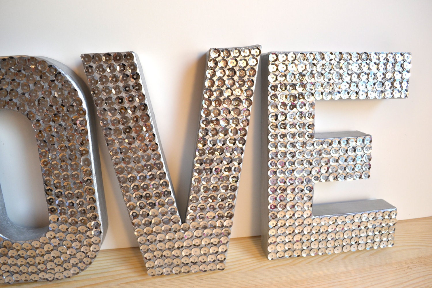 Mini Sequin LOVE Letters for Wedding or Decor