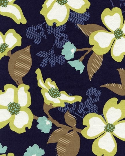 Joel Dewberry - Modern Meadow - Dogwood Bloom in Lake - 1 yard