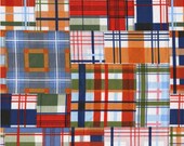 Emily Herrick for Michael Miller - GOING COASTAL - Patchwork Plaid in Multi - 1 yard