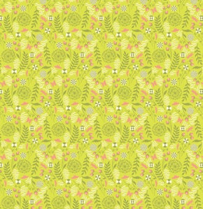 Tula Pink - PRINCE CHARMING - Dandelion in Olive - 1/2 yard