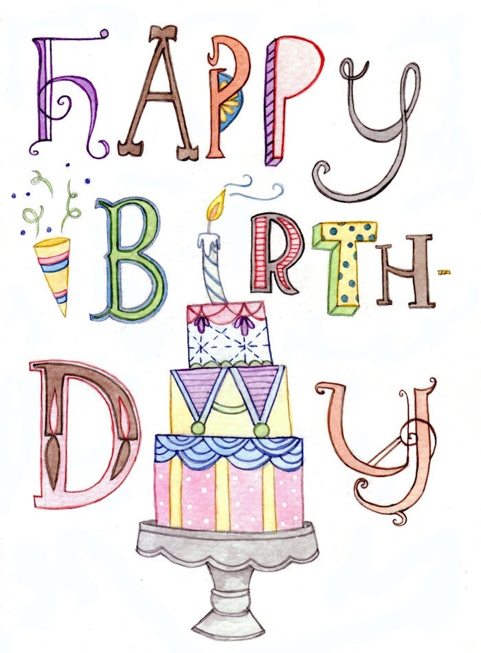 Happy Birthday Greeting Card