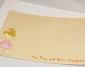 Ballerina Printable Notecard