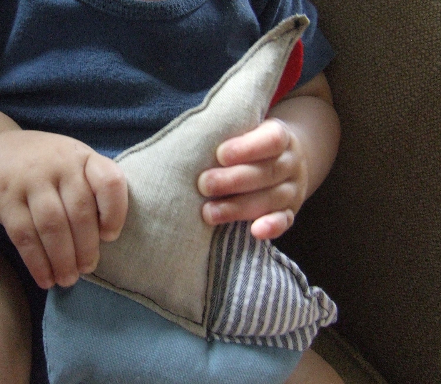 Sebastian's boat // soft ship toy for babies