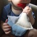 Sebastian's boat // soft ship toy for babies