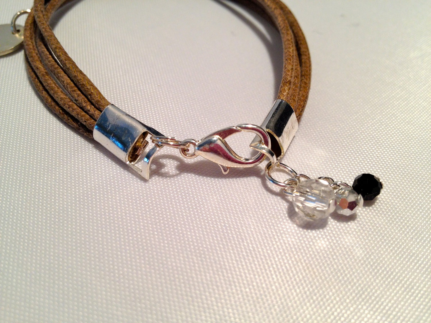 Brown Cotton Cord Bracelet