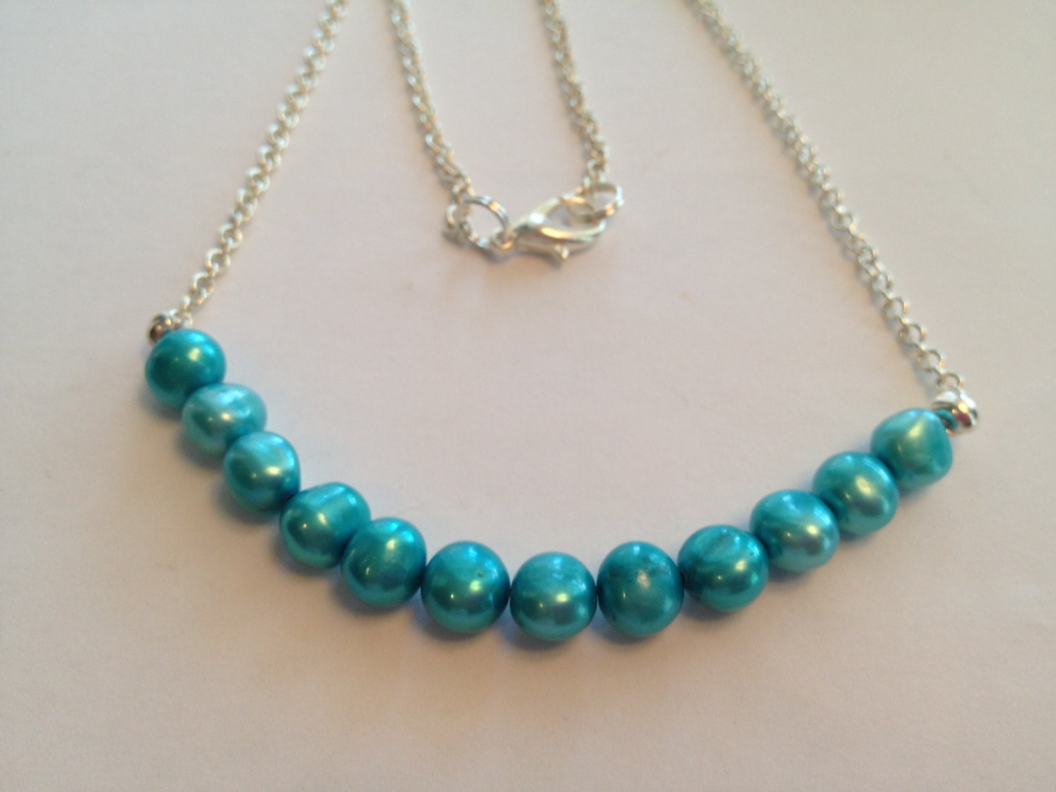 Turquoise Pearl Necklace