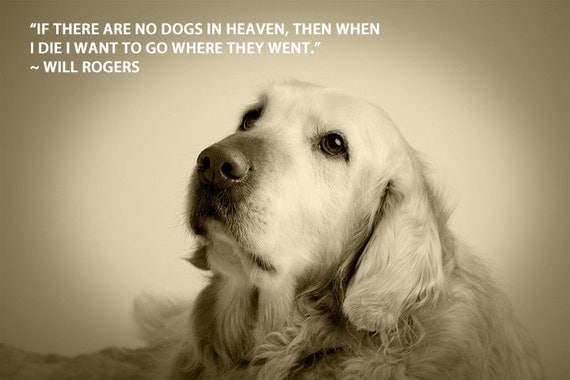 If There Are No Dogs In Heaven - 8 x 10 Print